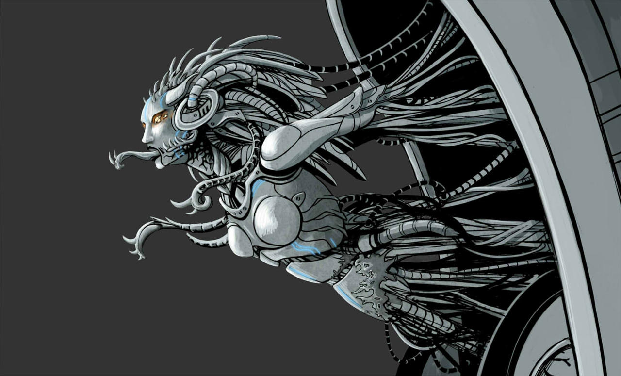 Infested Adjutant by LadyBloodFlower on DeviantArt