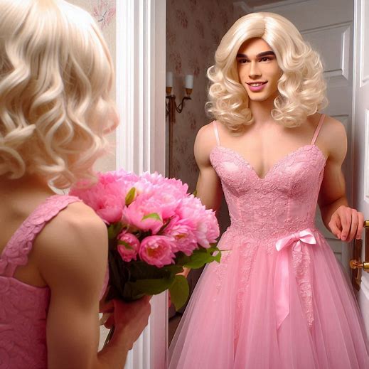 prom dress crossdresser Cute lace long A line prom dress evening dress Us 8