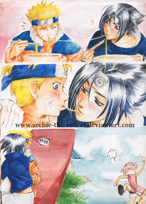 SasuNaru:kissing?