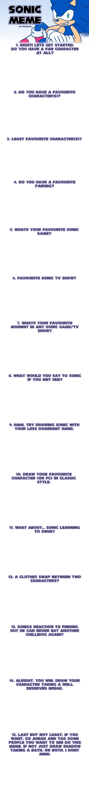 Blank Sonic Meme