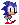 Mini Sonic Pixel Sprite - Waiting