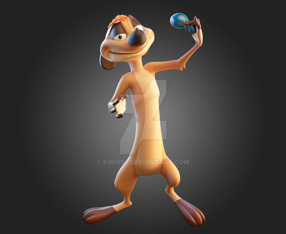 Timon 3D Model by kiroi94 on DeviantArt