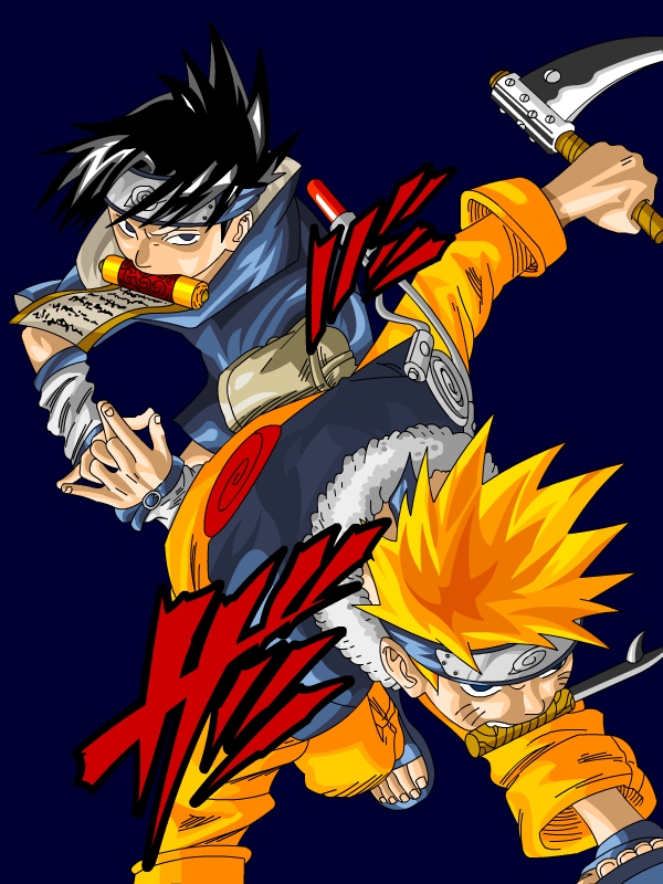 naruto and sasuke