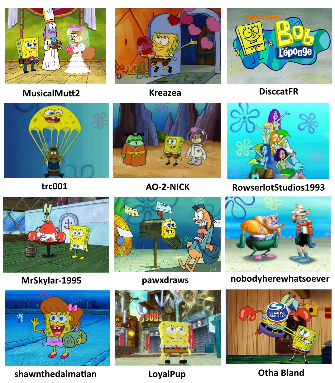 Paw Patrol Artists Portrayed By Spongebob By Nobodyherewhatsoever On Deviantart Paw Patrol Artists Portrayed By Spongebob By Nobodyherewhatsoever On Deviantart