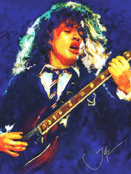 ANGUS YOUNG by JALpix