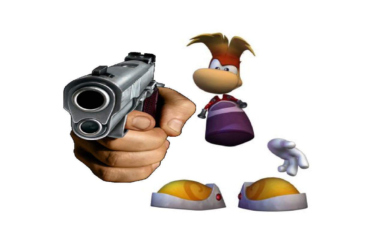 Jeremy Rayman Rayman With The Gun by PetarMeMeMakerarts on DeviantArt