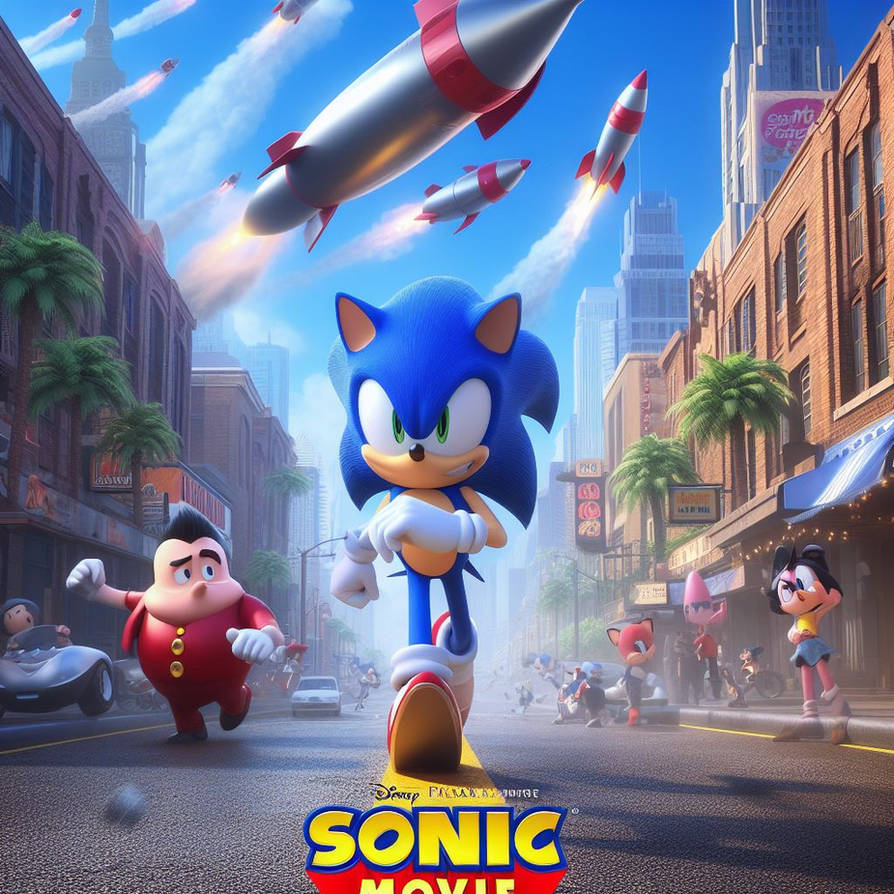The Sonic Movie but it's created by Pixar by PetarMeMeMakerarts on ...