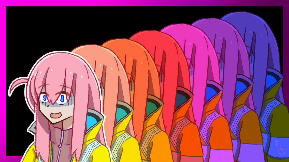 Boochi Computer Bocchi the cyberpunk by LabyAngry on DeviantArt