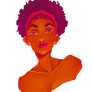 Cute Girl Rocking Afro