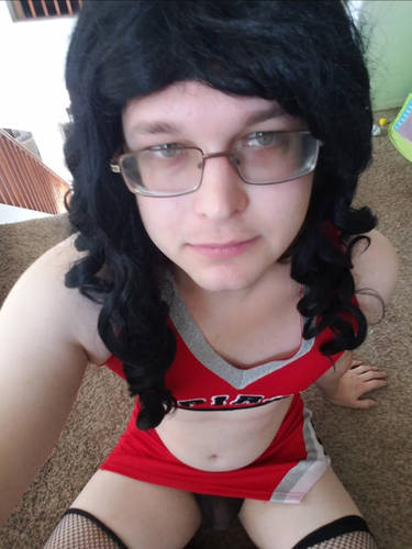 Femboy Cheerleader Upskirt Panties