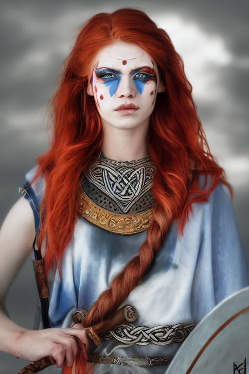 Celtic warrior Diana P photoreal #B by KrakenMonsters on DeviantArt