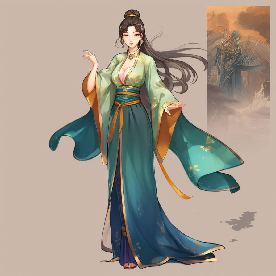 Full Character Flowing Robe Summer - Fantasy Robes (8) by AmadiHunt on DeviantArt