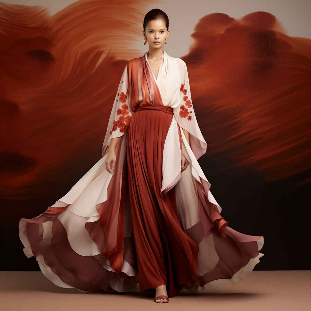 Kimono inspired dress 2025