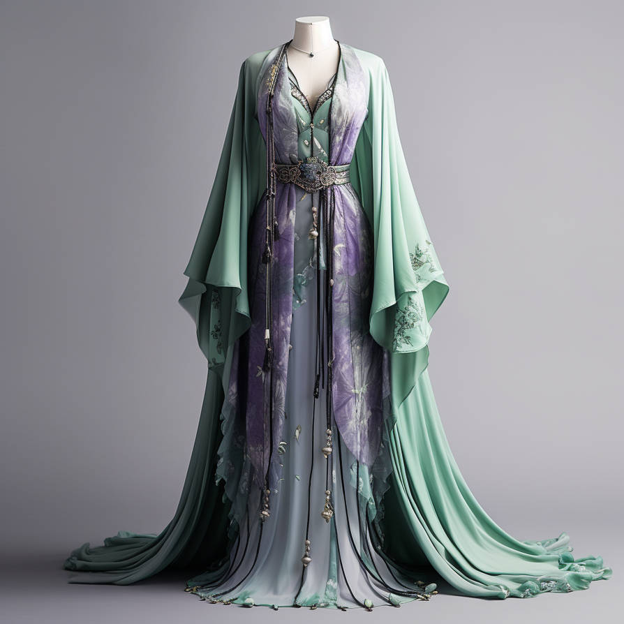 Alien King Robe Aurora Borealis - Sci Fi Robes (45) by AmadiHunt on DeviantArt