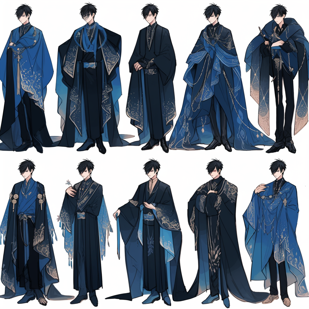 Fantasy Robe Jacket Blue - 03 - Fantasy Robes (44) by AmadiHunt on DeviantArt