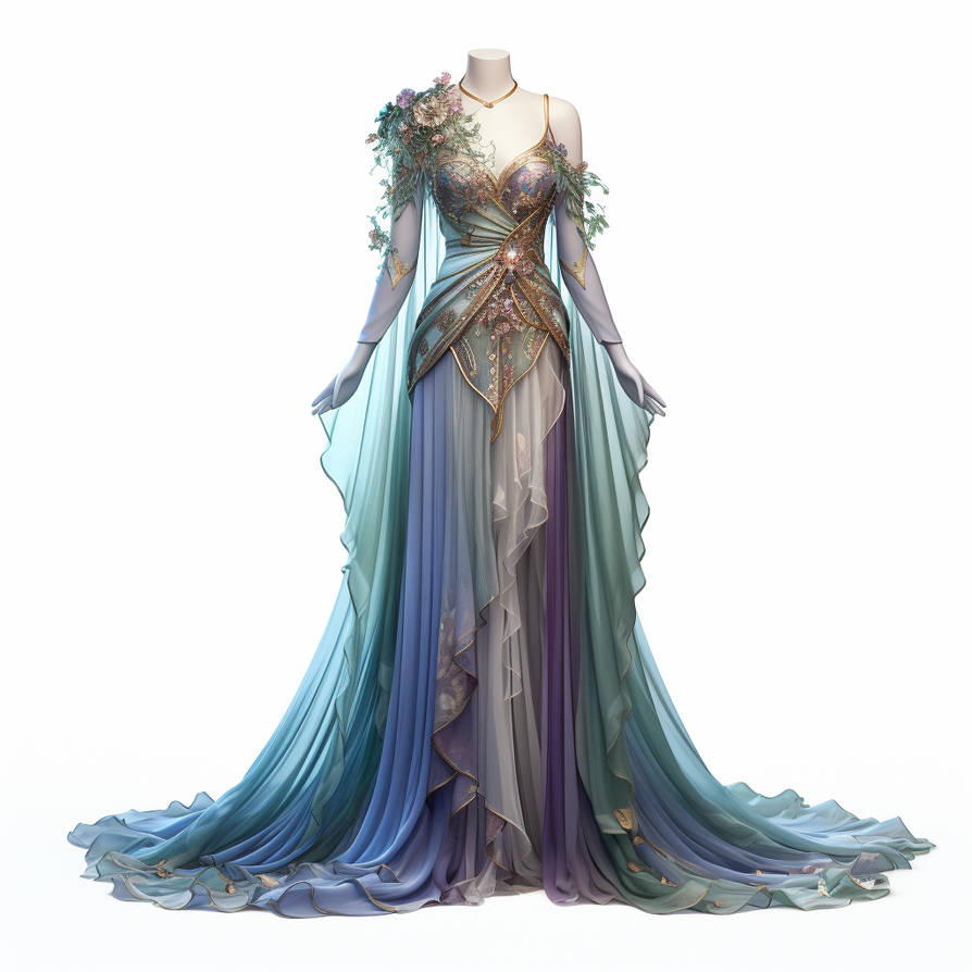 Seasons - Fantasy Gown (11) by AmadiHunt on DeviantArt