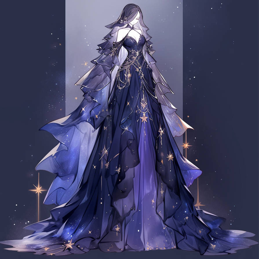 Fantasy Night Robe Night - A02 - Fantasy Gown (47) by AmadiHunt on DeviantArt