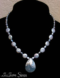 Freshwater Pearl and Mother of Pearl Necklace