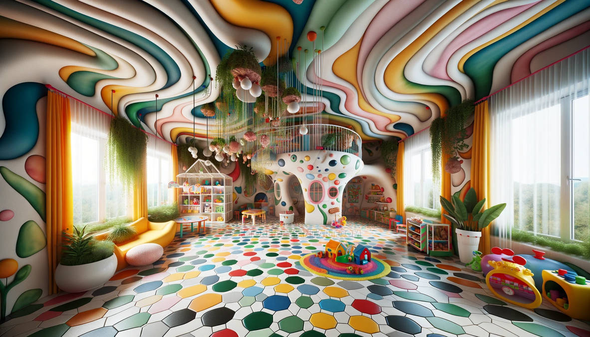 Fitore playroom in a Hundertwasser-inspired residential s by fitore on DeviantArt
