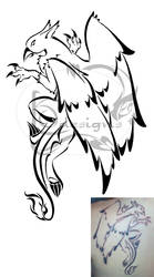 Another Gryphon tattoo