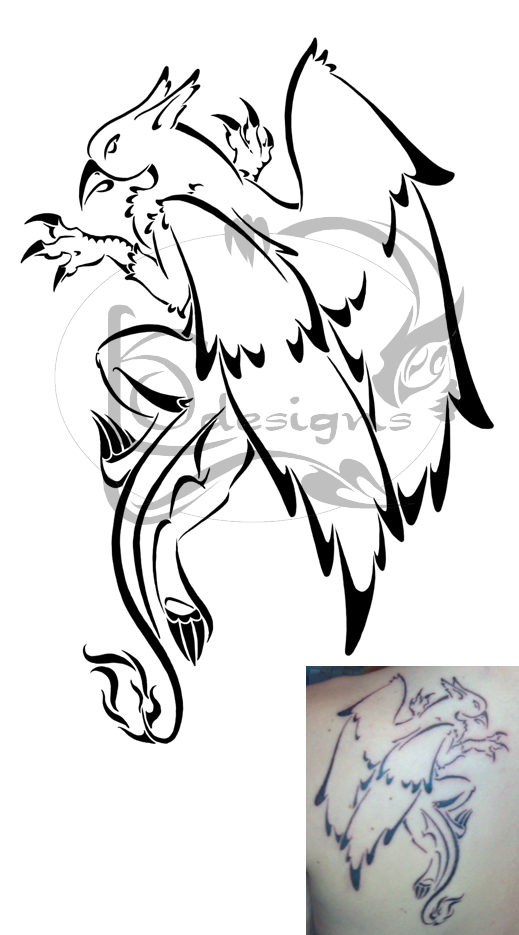 Another Gryphon tattoo