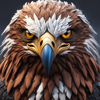 Head of eagle