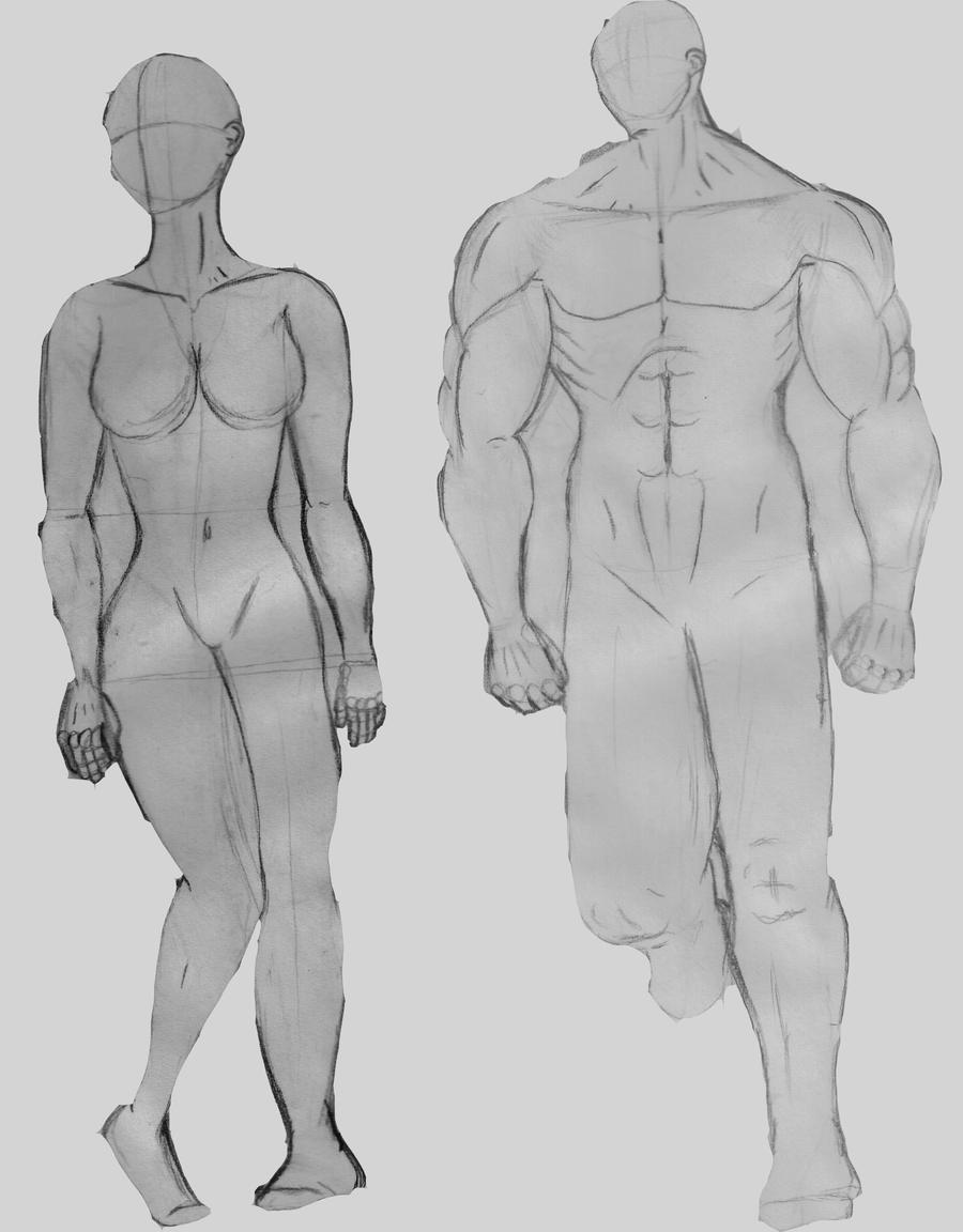 human figure practice