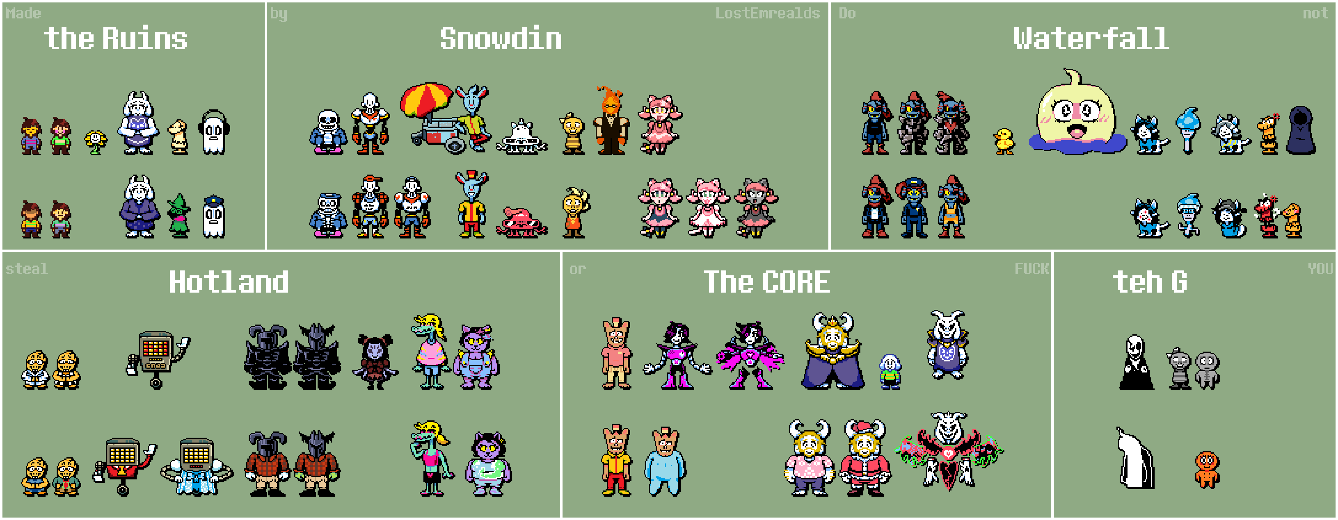 Undertale Sprites by foopdraws on DeviantArt