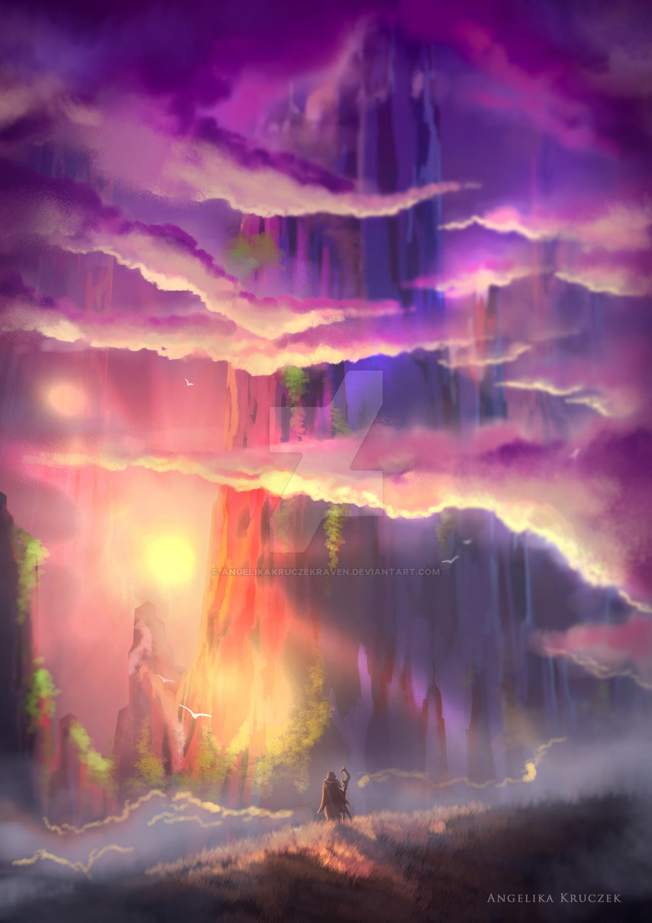 Sunset by AngelikaKruczekRaven on DeviantArt