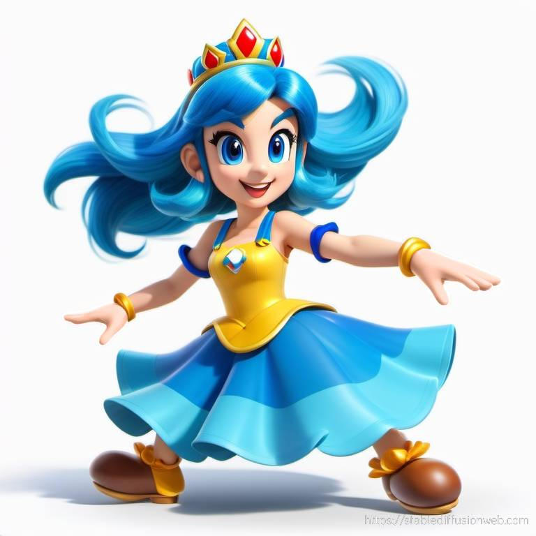 Princessblue28 Blue Princess by BaraYumeAI on DeviantArt