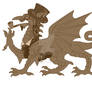 Steampunk Welsh Dragon t-shirt