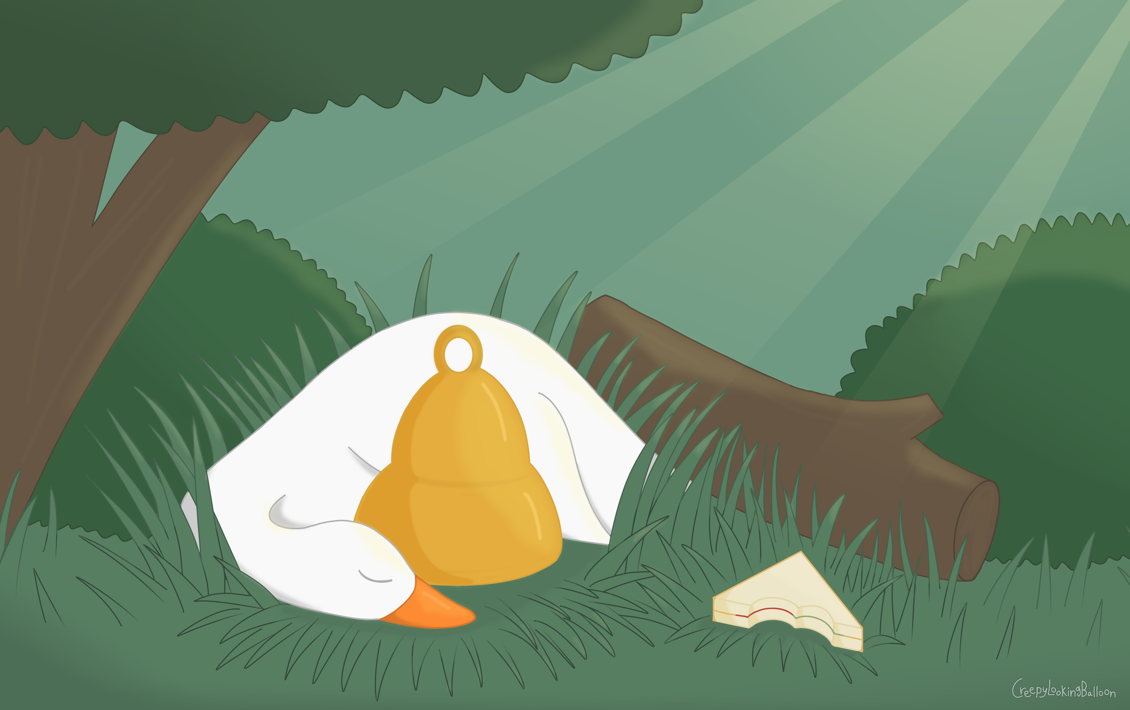 The Goose From Untitled Goose Game by kerobyx on DeviantArt