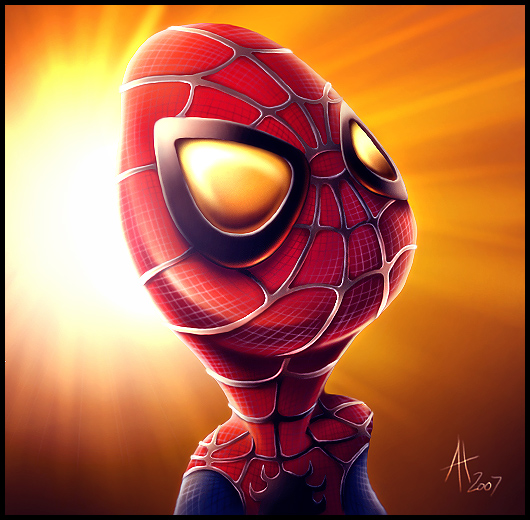 cute spiderman wallpaper