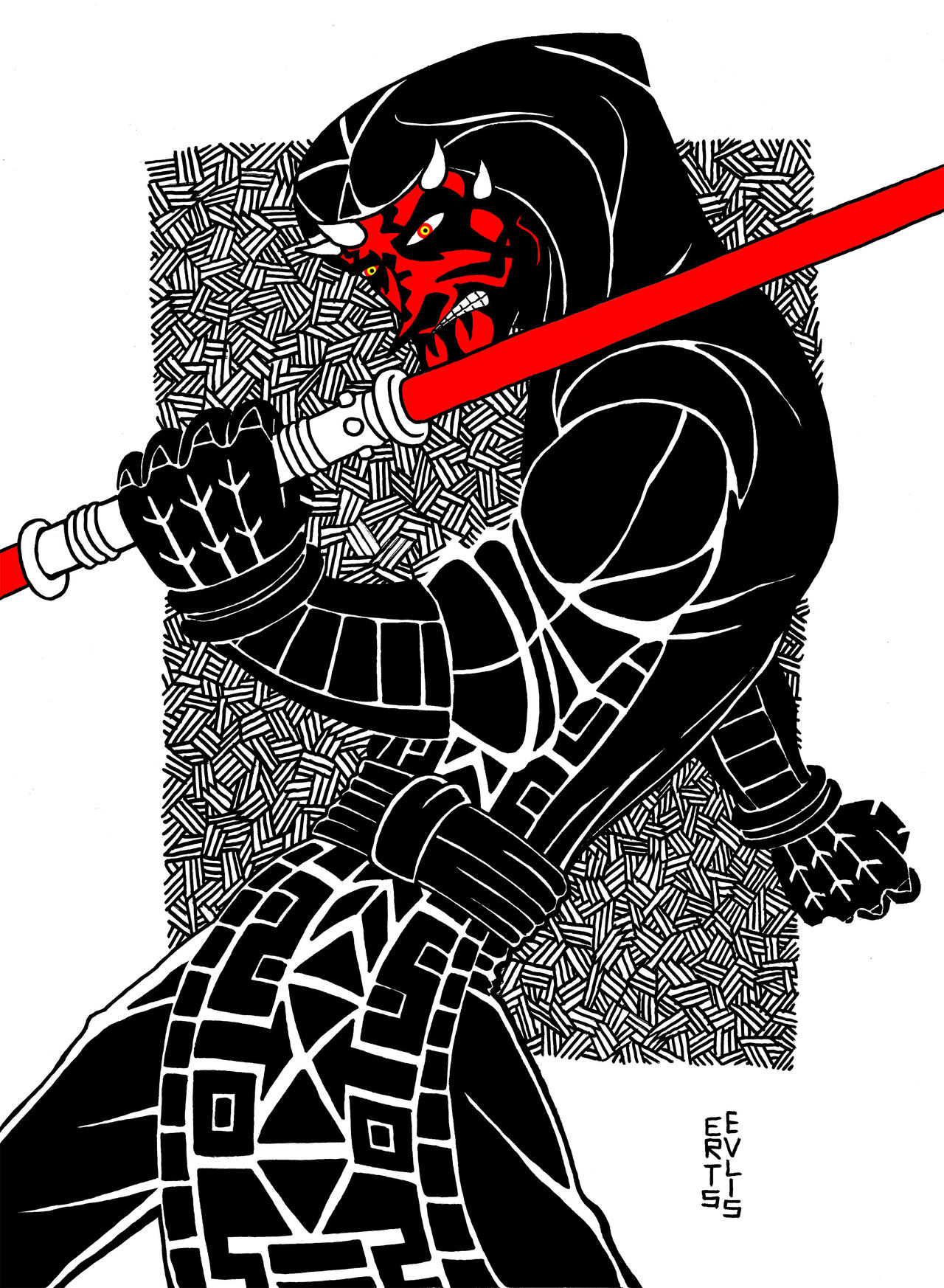 Darth Maul Fanart By Ertsevlis On Deviantart Darth Maul Fanart By Ertsevlis On Deviantart
