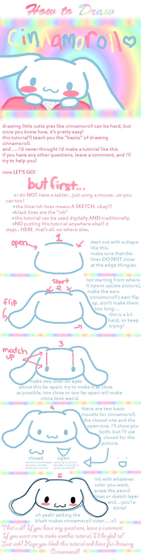 Cinnamoroll Tutorial by xWhite-Bunnix