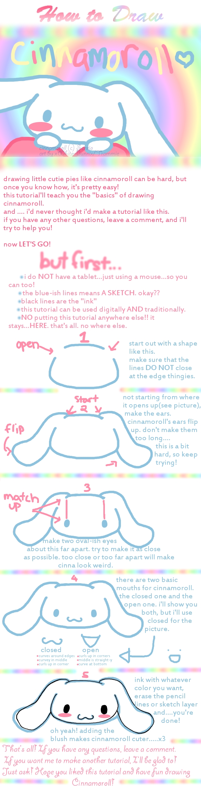 Cinnamoroll Tutorial by xWhite-Bunnix