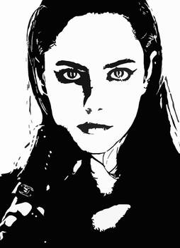 Kaya Scodelario Stencil (3)