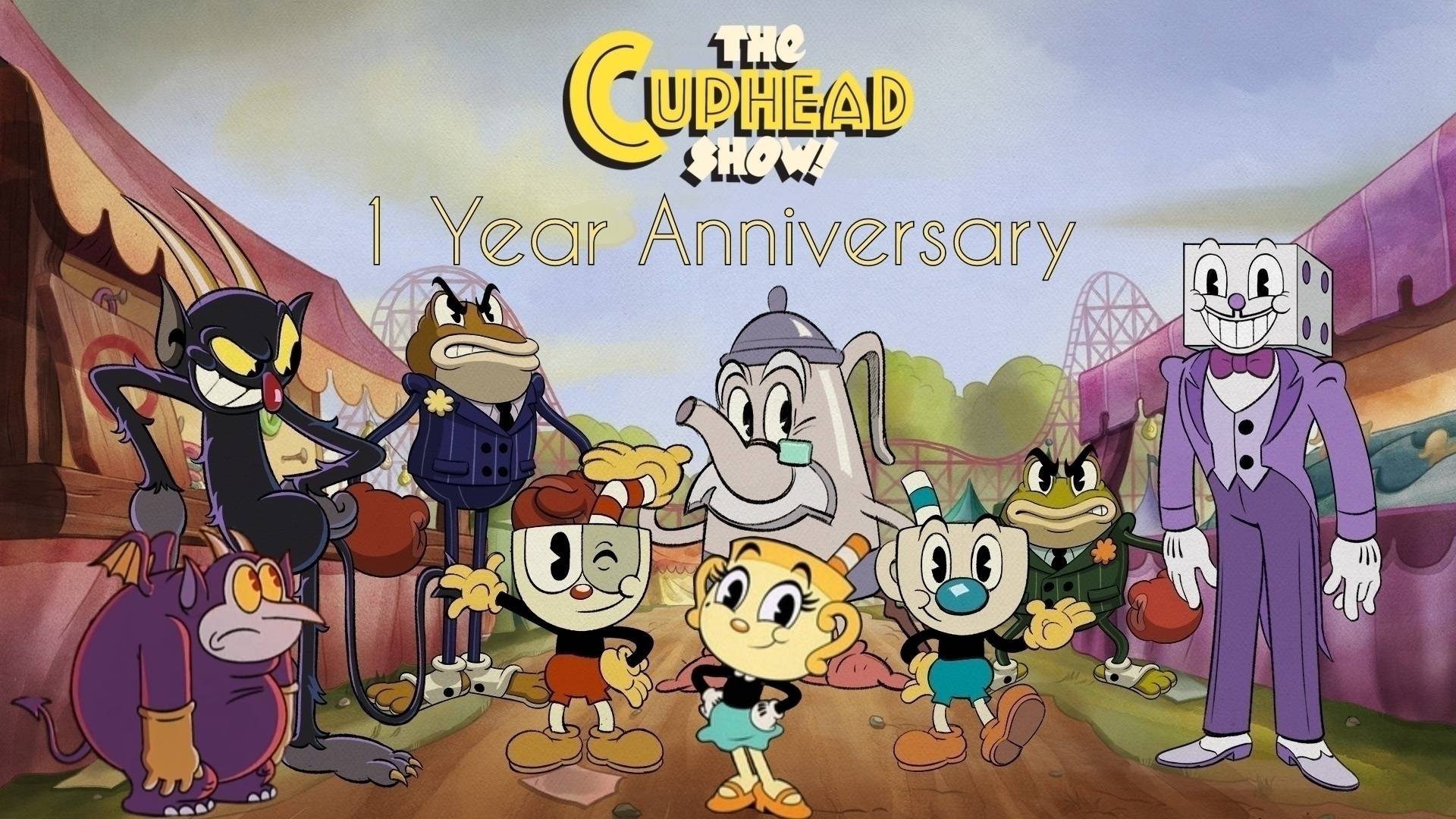 Nyaner on X: RT @tereuwuxd: happy first anniversary of cuphead show!! 💖🥹  #RENEWTHECUPHEADSHOW !!!  / X