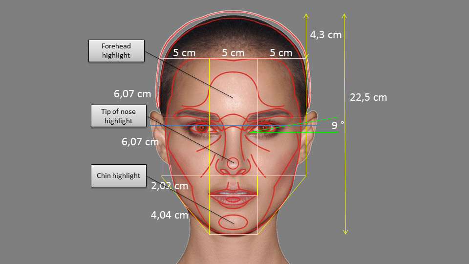Perfect Face Rasio Golden ratio for female face morphs 1 by TheBeautyFactory on DeviantArt