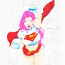 Supergirl with Pink Hair