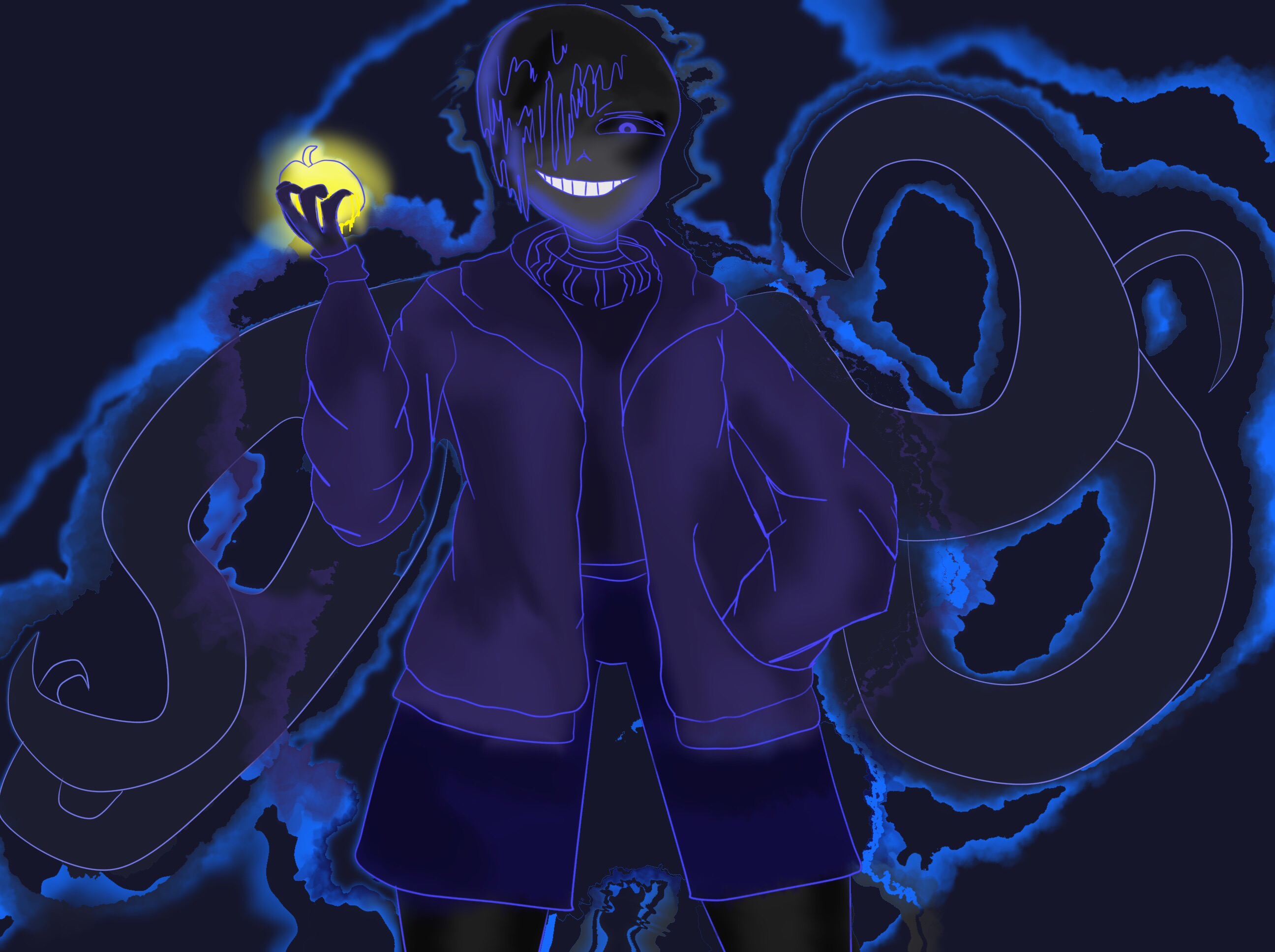 Nightmare Sans - Now thats fan art i never knew i looked