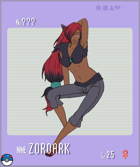 Gijinka Pokemon- Zoroark