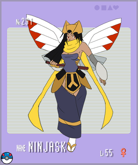 Gijinka Pokemon- Ninjask