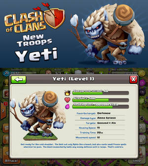 Clash of Clans Yeti