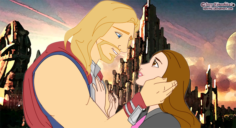 Thor and Jane- Disney Style