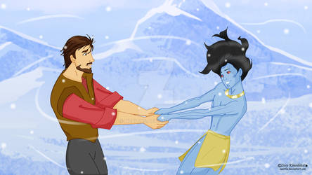 Ironfrost Disney Style- Loki Jotun and Tony-