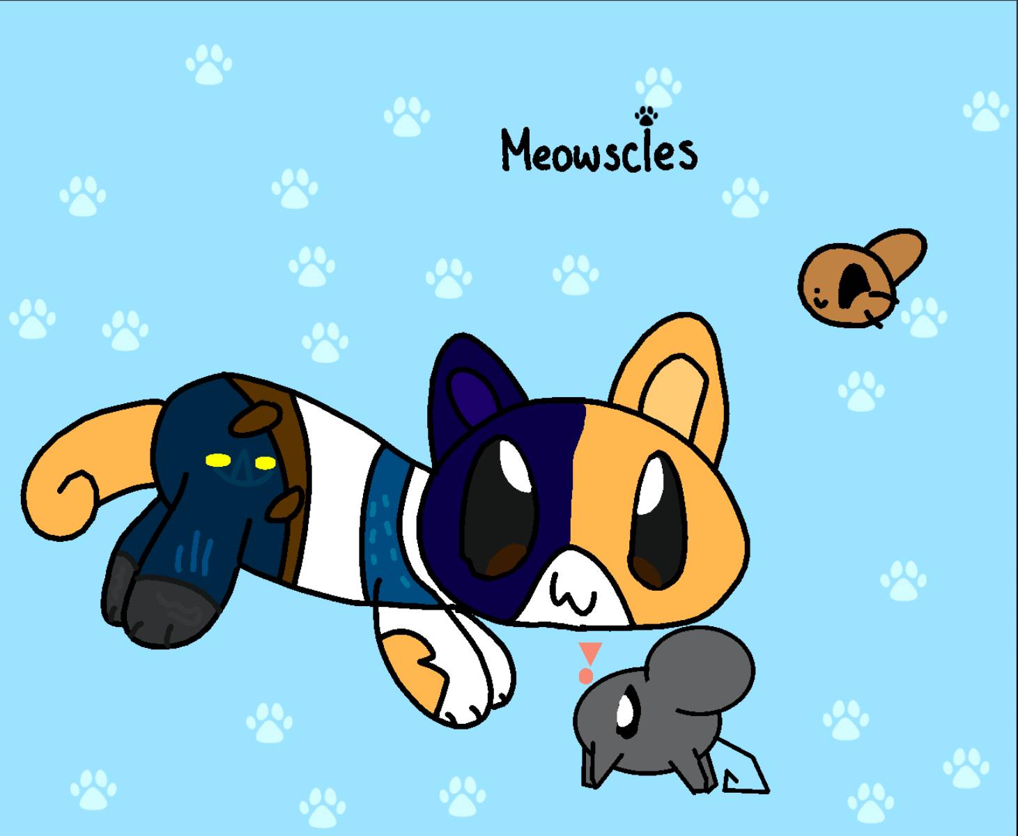 Meowscles! by WildToucan on DeviantArt
