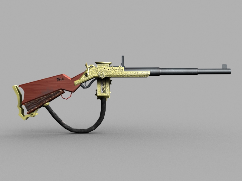 Steampunk Sniper Rifle