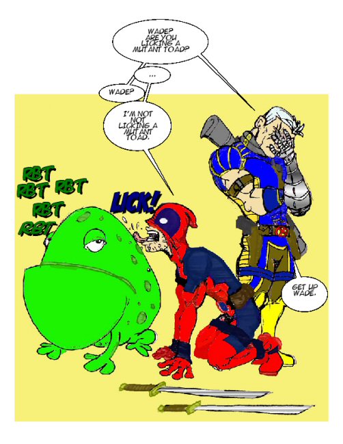 Cable and Deadpool in Toad