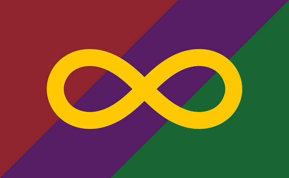 A Flag for Autism Rights (Red-Purple-Green)